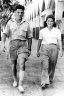 Henryk Haim Birenbaum and Halina Balin in Tel Aviv 1948