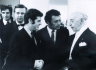 Daniel Barenboim with Zubin Mehta and Arthur Rubinstein