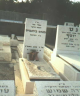 Menachem Birnboim’s matzevah in Kiryat Shaul Cemetery