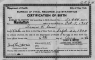 Irvin Klein birth certificate