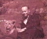 Gazit Dov Gazit with Fifi lion cub 1943