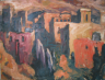 Israel, painting by Norman Leibovitch, 1940-50
