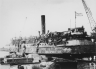 Exodus 1947 docks at Haifa