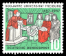 Universität Freiburg stamp, 1957