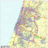 Tel Aviv תל אביב road map