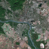 Bratislava, from SPOT satellite