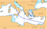 Atrato אטרטו route, third voyage