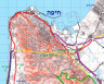Haifa, map of Carmel Tunnels