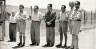 Zionist leaders, interned by British in Latrun Detention Camp
