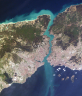 Istanbul and the Bosporus, view from space