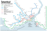 Istanbul Rapid Transit System map