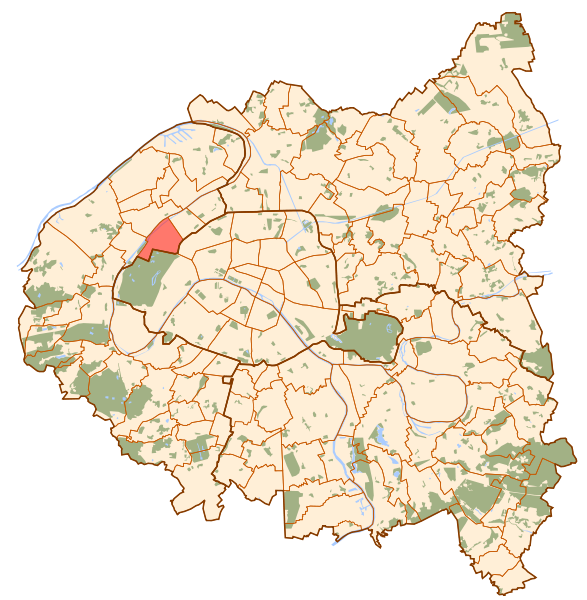 Neuilly-sur-Seine map