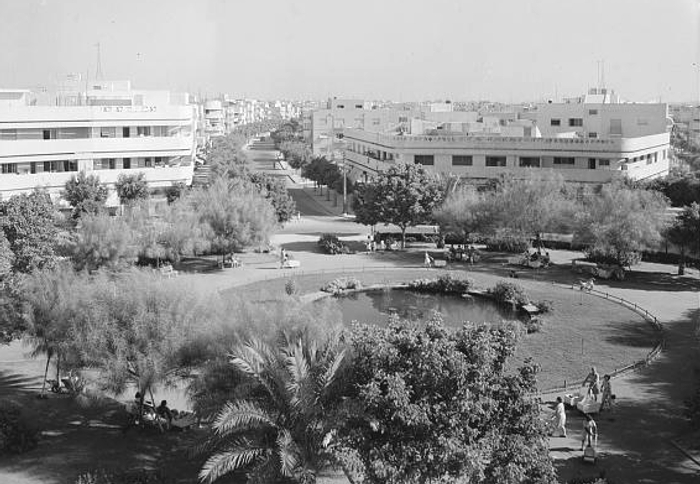 Tel Aviv Dizengoff Circle 1946