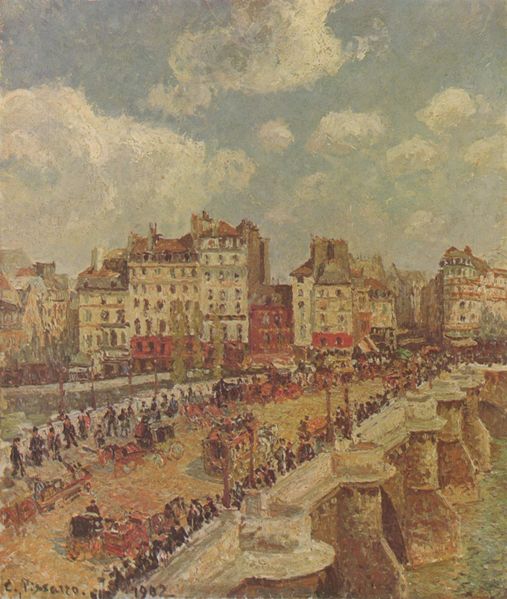 Paris Pont Neuf Camille Pissarro