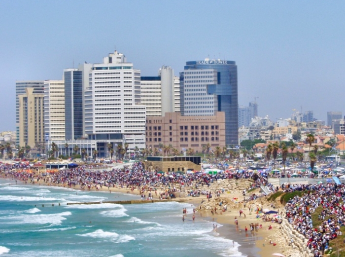 Tel Aviv at the beach