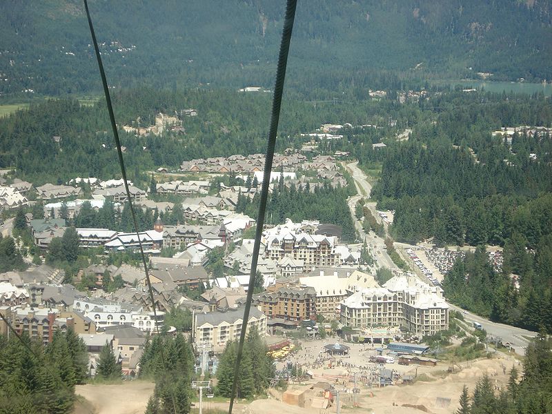 Whistler from cable-car