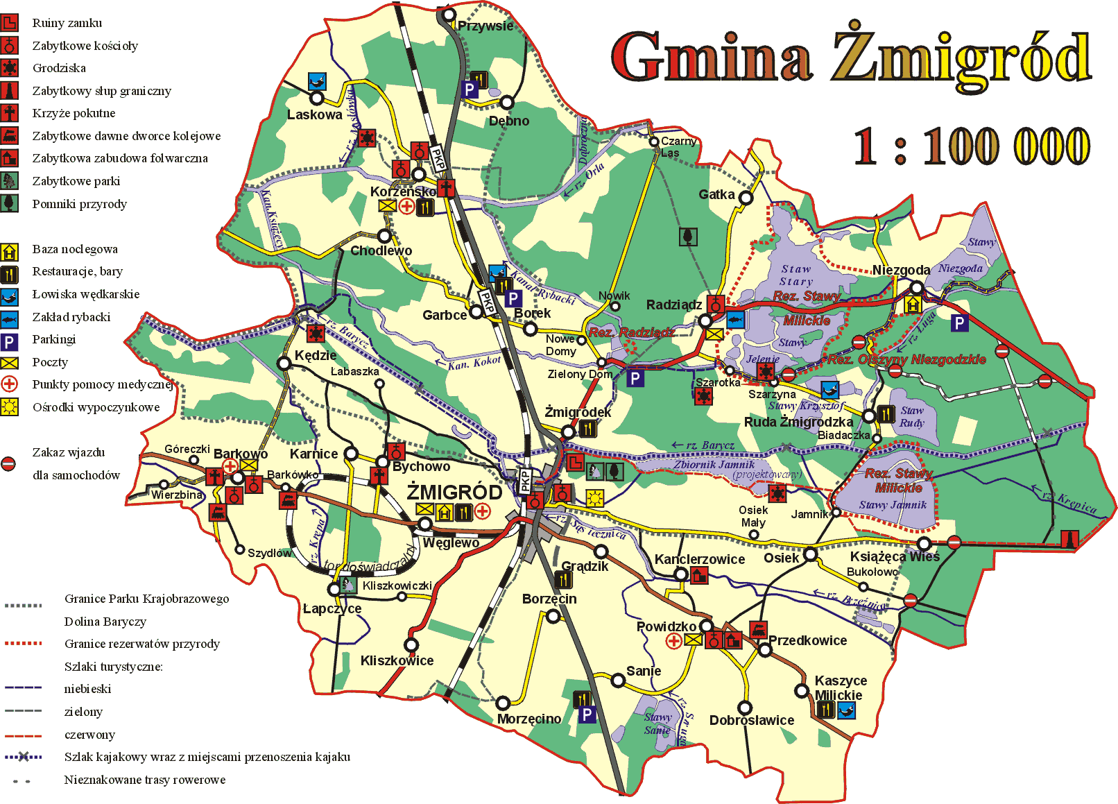 Карта osiek map