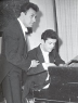 Daniel Barenboim with Zubin Mehta in Tel Aviv 1965