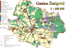 Żmigród map