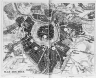 Wien and suburbs map, 1850