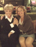 Linda and Naomi at Spiegel apartment, September 2007 