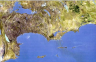 Baku from space