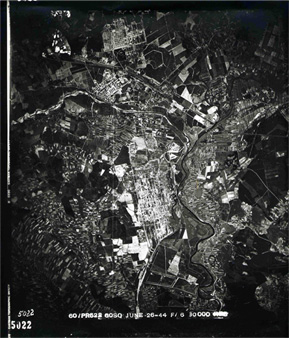 Auschwitz, from US airplane 1944