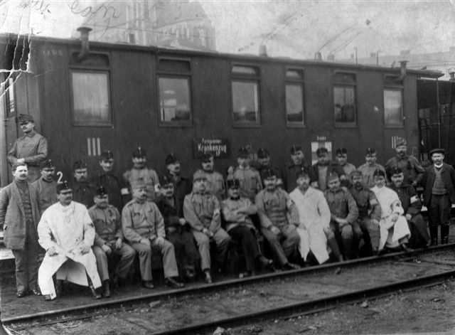 Leon Wertheimer and train
