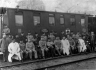 Leon Wertheimer and train