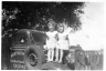 Myrna & Carole Wertheimer on Wertheimer Iron Works truck